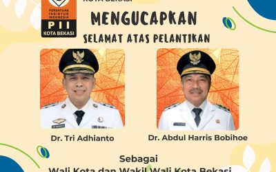 Ucapan Selamat Atas Pelantikan Wali Kota dan Wakil Wali Kota Bekasi Periode 2025 – 2030